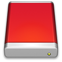 External Drive Red Icon